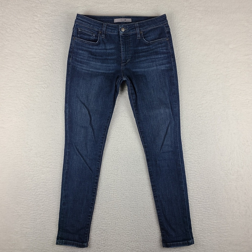 Joe's Jeans Womens 28‎ Blue Lemmon Skinny Mid Rise Dark Wash Denim gbjlem5758
